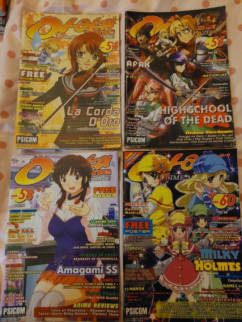 Otakuzine Anime Magazine (Various Issues) (Category: Magazines) located in Bulacan. Submitted by piaattos (Listing ID 1465712969, Image 3). Description: Otakuzine Magazine Various Issues! Php180-250/each MOP: GCASH, MAYA, MARIBANK MOD: J&T, GGX, SDD (NO COD).