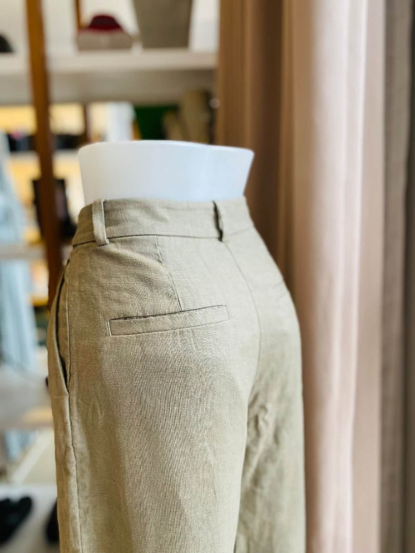&OTHERSTORIES LINEN PANTS (Category: Other Bottoms) located in Baguio. Submitted by asna_taku (Listing ID 1465667907, Image 2). Description: &OTHERST0RIES LINEN PANTS 26" VIA tm ₱800.