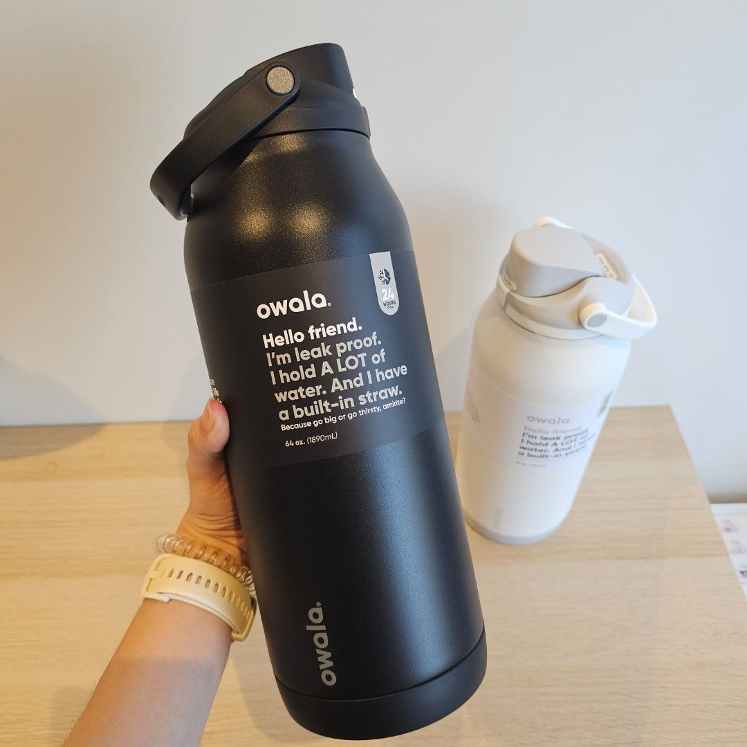 Owala Freesip Sway 64oz (Category: Water Bottles & Tumblers) located in Manila. Submitted by findsbyseelee (Listing ID 1465634793, Image 2). Description: Onhand! Brand new and authentic from US! Your new pickleball buddy 🏓💦 Perfect for pickleball, gym sessions, hikes, or any workout where you need LOTS of hydration. 💪🏻 Price is fixed na po, no more lp 🙏 For proof of transactions, please visit our FB page, SeeLee Finds. Give us a follow too! 