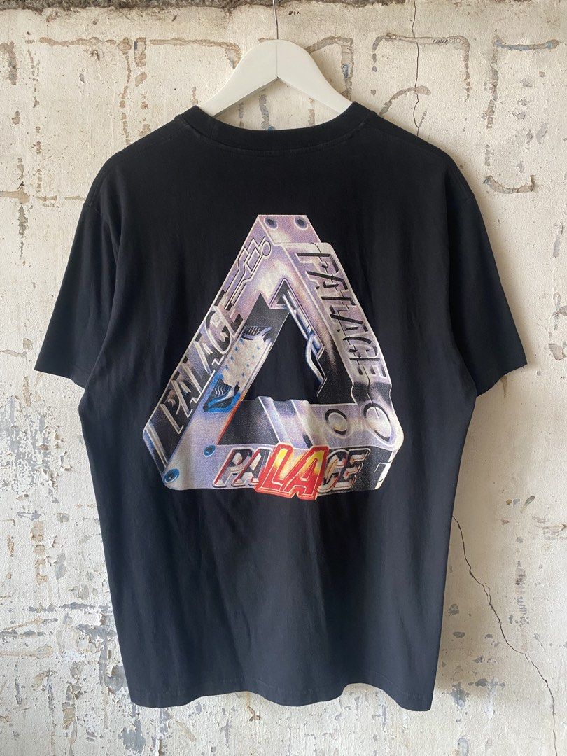 Palace - Terminator Tee (Category: Tshirts & Polo Shirts ) located in Puerto Princesa. Submitted by something___. (Listing ID 1465668898, Image 2). Description: Palace - Terminator Tee Tagged Size: XL (Dimension) Length: 28 Width: 22.7 Condition: Excellent Color rate: 9.8 Flaws: None.