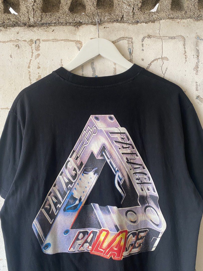 Palace - Terminator Tee (Category: Tshirts & Polo Shirts ) located in Puerto Princesa. Submitted by something___. (Listing ID 1465668898, Image 3). Description: Palace - Terminator Tee Tagged Size: XL (Dimension) Length: 28 Width: 22.7 Condition: Excellent Color rate: 9.8 Flaws: None.