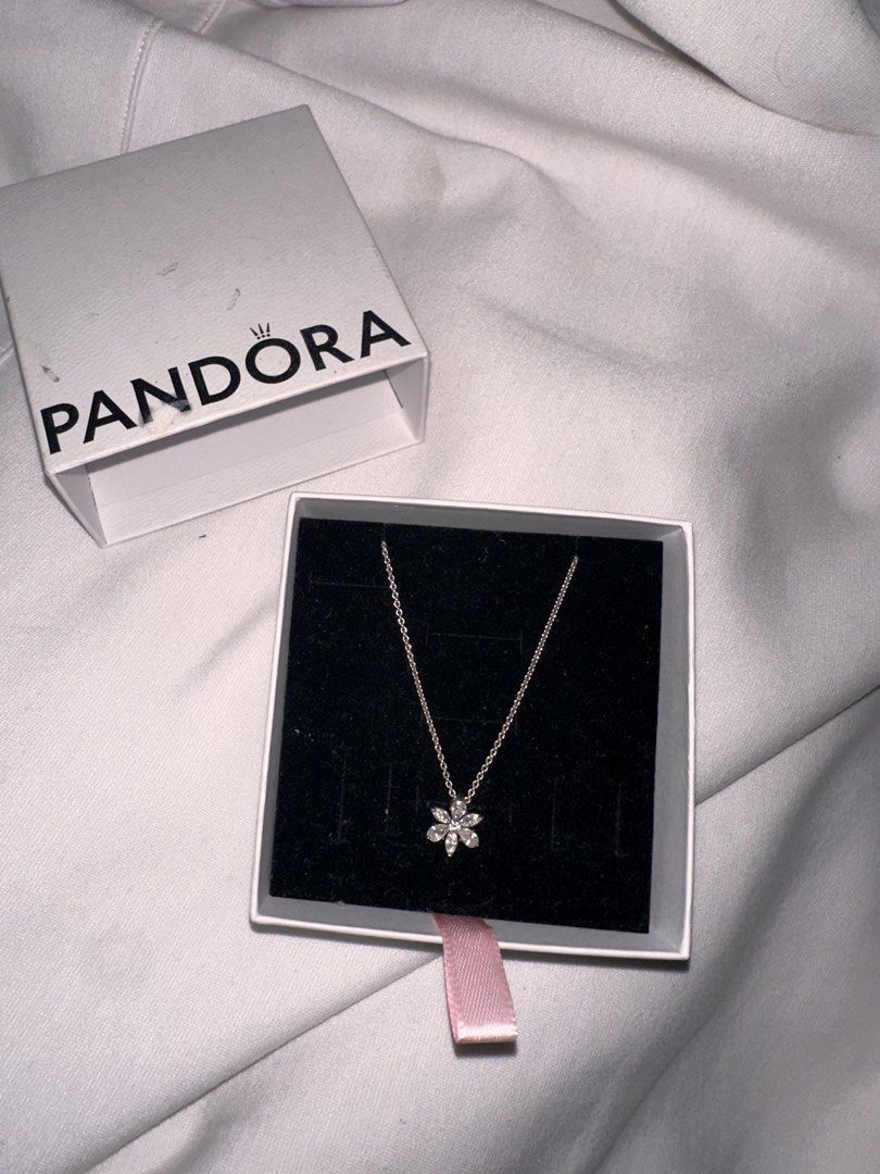 Pandora Sparkling Cluster Pendant Necklace (Category: Body Jewelry) located in Manila. Submitted by darlingria (Listing ID 1465702592, Image 1). Description: Worn twice only, I still have the original receipt. bought it last year for 6,995. rfs: no longer needed & need extra funds..