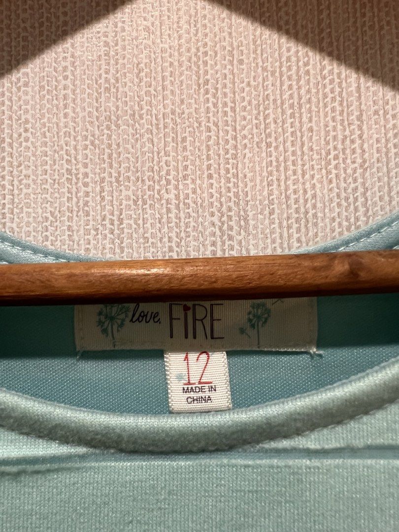 Pastel Teal Striped Dress (Category: Babies & Kids Fashion) located in Manila. Submitted by preloved_items122 (Listing ID 1465640403, Image 3). Description: .