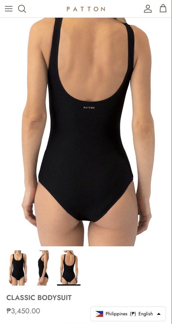 Patton Bodysuit (Category: Sleeveless) located in Pasig City. Submitted by shopaholic1113 (Listing ID 1465757897, Image 2). Description: Patton Bodysuit Size: XS .