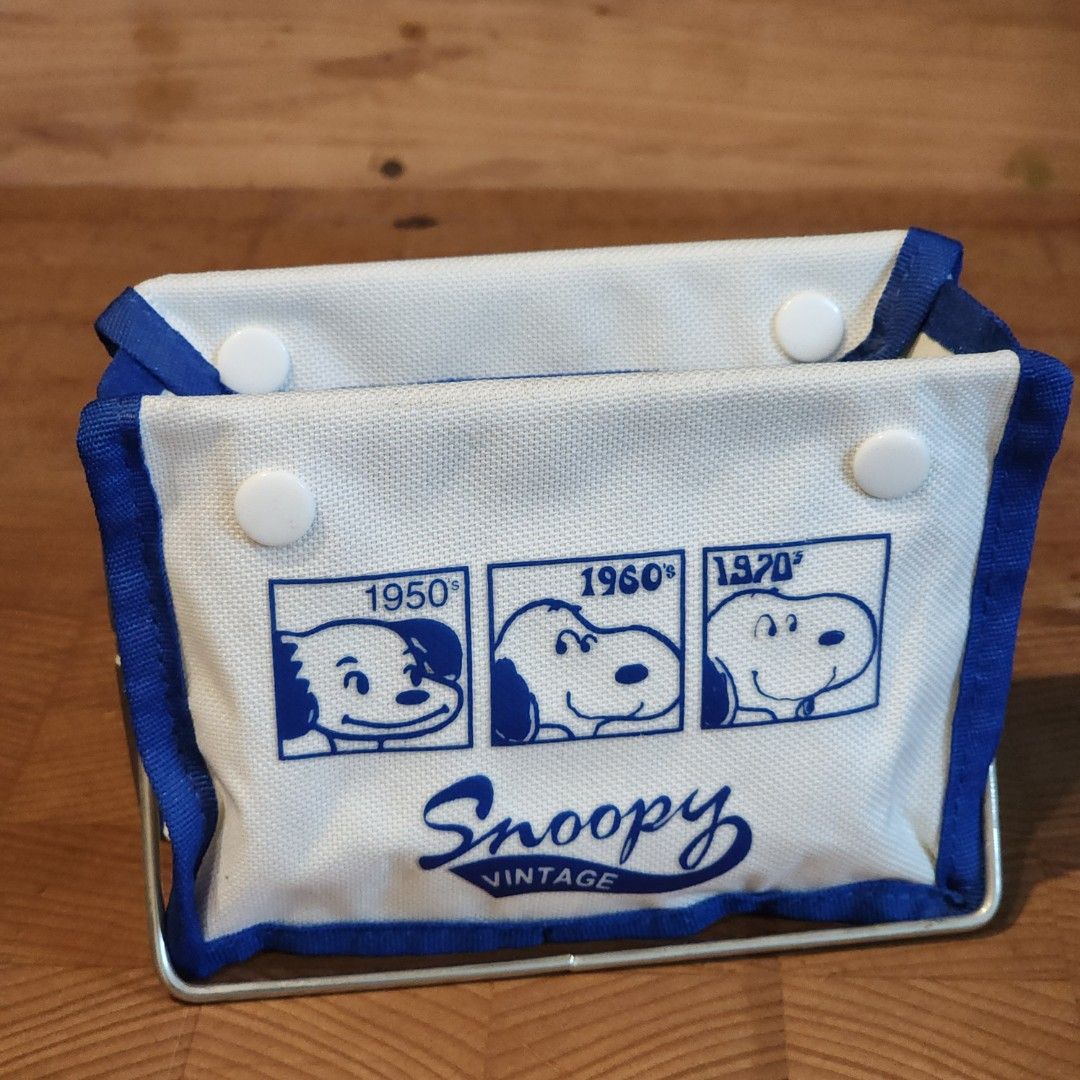 Peanuts Snoopy Vintage Multi-Purpose Folding Mini Basket Storage (Category: Character Goods) located in Binan City. Submitted by dottienook (Listing ID 1465701347, Image 1). Description: Peanuts Snoopy Vintage Multi-Purpose Folding Mini Basket / Storage sf at buyers expense.