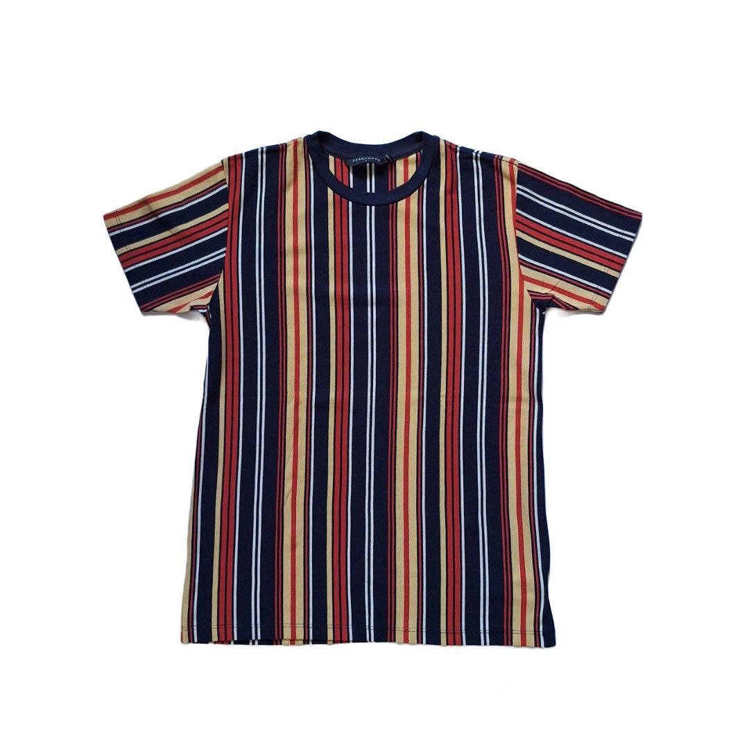 Penshoppe Striped T-Shirt (Category: Shirts) located in Tarlac. Submitted by brownbasket (Listing ID 1465612200, Image 1). Description: Size: S-M Price + Sf MOP: Gcash | MariBank MOD: J&T.