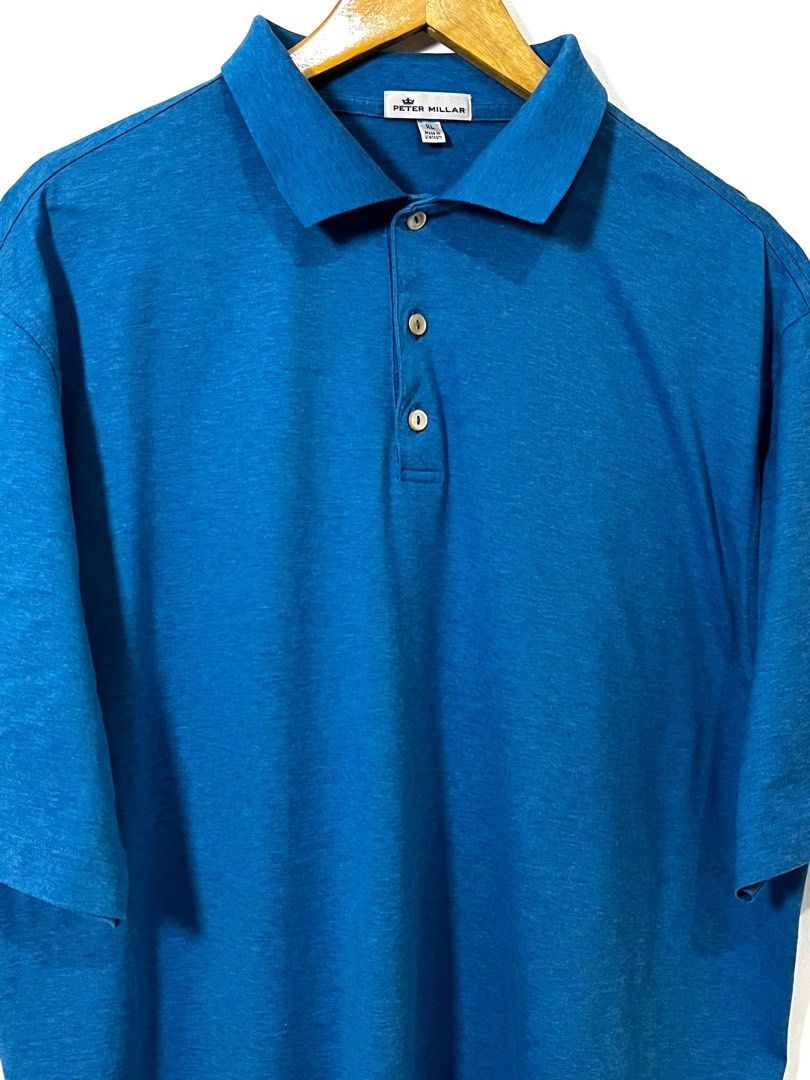 Peter Millar Golf Shirt Blue (Category: Tshirts & Polo Shirts ) located in Quezon City. Submitted by phillystuff (Listing ID 1465679225, Image 2). Description: Peter Millar Polo Shirt Very nice fabric Fits XL 24 x 33 Excellent Condition PHP 650 Fairview QC Location or shipping at buyer’s expense.