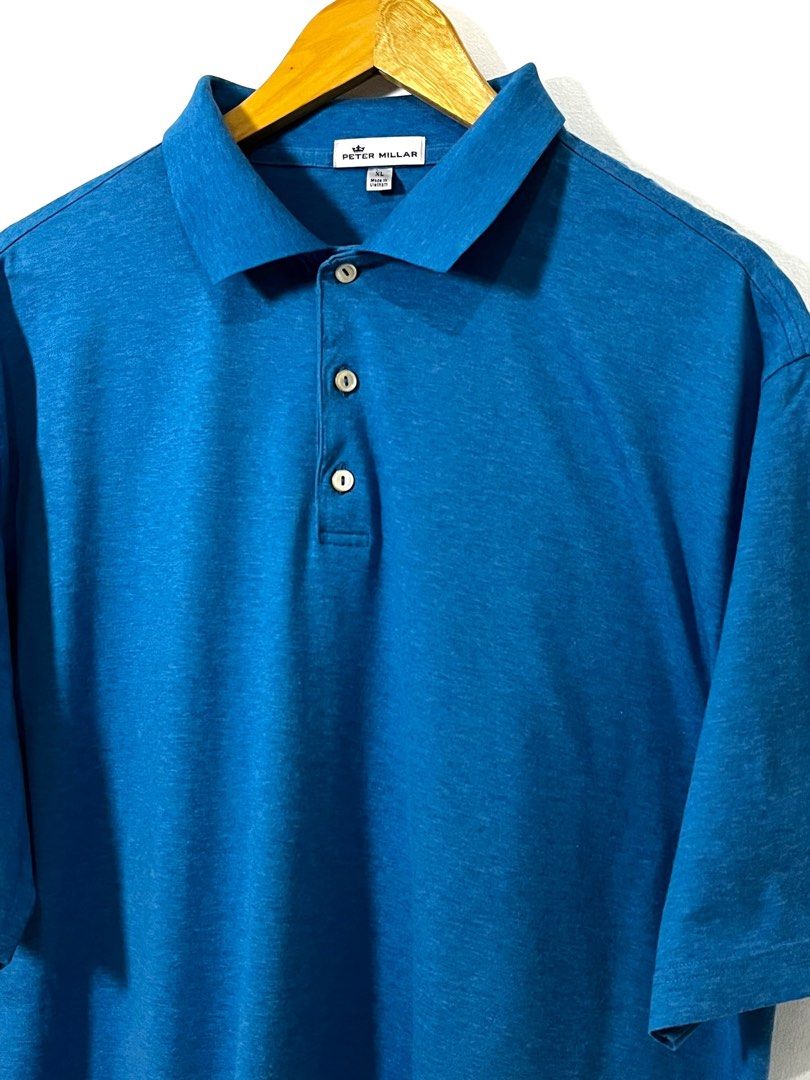 Peter Millar Golf Shirt Blue (Category: Tshirts & Polo Shirts ) located in Quezon City. Submitted by phillystuff (Listing ID 1465679225, Image 3). Description: Peter Millar Polo Shirt Very nice fabric Fits XL 24 x 33 Excellent Condition PHP 650 Fairview QC Location or shipping at buyer’s expense.