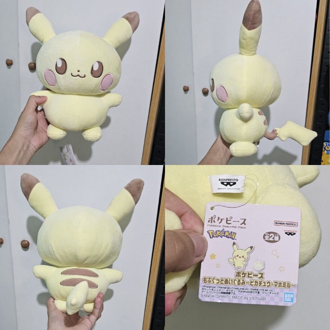 PIKACHU POKEPEACE (Category: Plushies & Soft Toys) located in Antipolo. Submitted by pokehub13 (Listing ID 1465668331, Image 1). Description: BRAND NEW NO FLAWS Ships nationwide. PHILIPPINES ONLY..