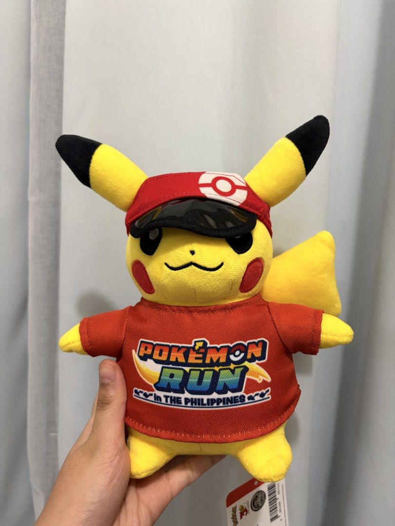Pikachu run 30 plush (Category: Character Goods) located in Quezon City. Submitted by bumili.kana.tea (Listing ID 1465703386, Image 1). Description: 📍 Location: Mandaluyong City First come, first served. Feel free to message me for additional photos/videos..