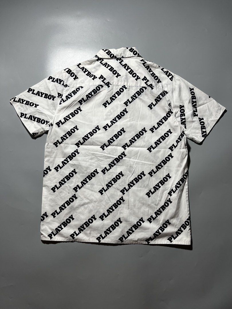 Playboy All Over Button Down Polo (Category: Tshirts & Polo Shirts ) located in Quezon City. Submitted by metro_junkie.ph (Listing ID 1465706592, Image 2). Description: Playboy All Over Button Down Polo Size Medium on Tag, Fits Large (22 x 29) Excellent Condition No Any Flaw/Issue(s) All Detail Posted 680 + SF.