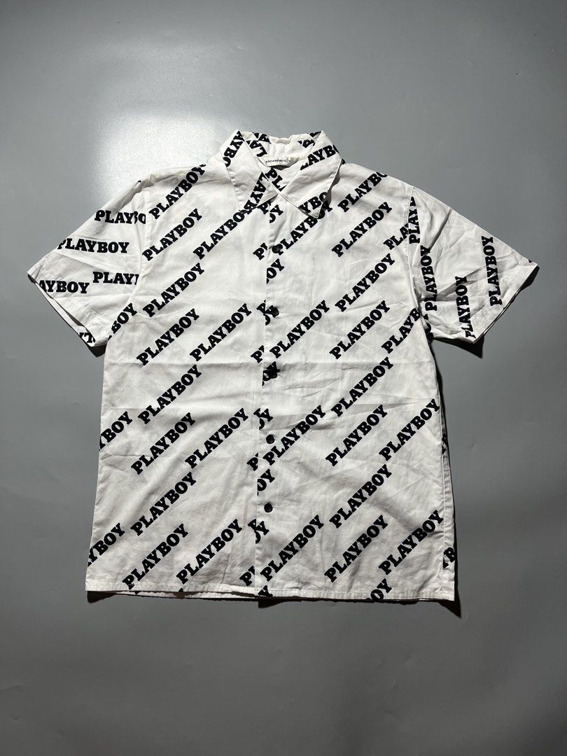 Playboy All Over Button Down Polo (Category: Tshirts & Polo Shirts ) located in Quezon City. Submitted by metro_junkie.ph (Listing ID 1465706592, Image 1). Description: Playboy All Over Button Down Polo Size Medium on Tag, Fits Large (22 x 29) Excellent Condition No Any Flaw/Issue(s) All Detail Posted 680 + SF.