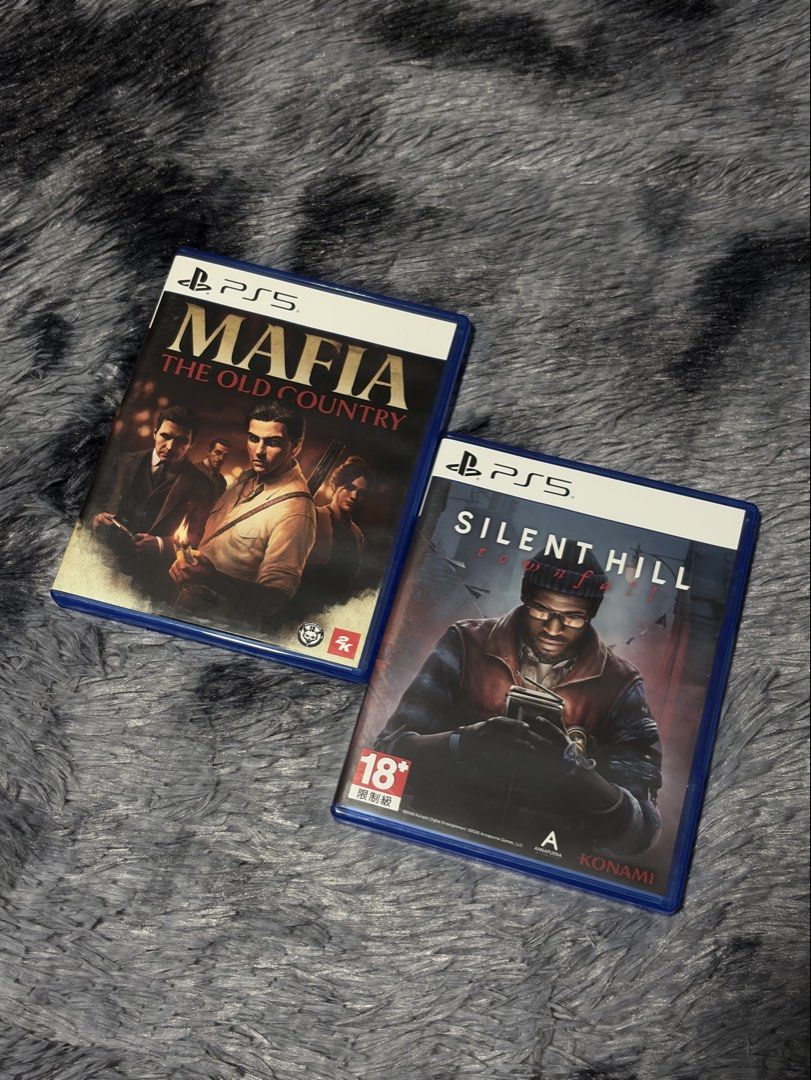 PlayStation 5 PS5 Games Bundle Various Titles (Category: PlayStation) located in Manila. Submitted by mr.muscleqo (Listing ID 1465643254, Image 2). Description: - Lot of 10 physical PlayStation 5 game discs in original blue keep cases - Includes popular titles: Marvel Wolverine, Spider-Man Miles Morales, Helldivers II, Final Fantasy XVI, The Last of Us Part I, Call of Duty Black Ops, Mafia The Old Country, Silent Hill, Saros, and Crimson Desert D