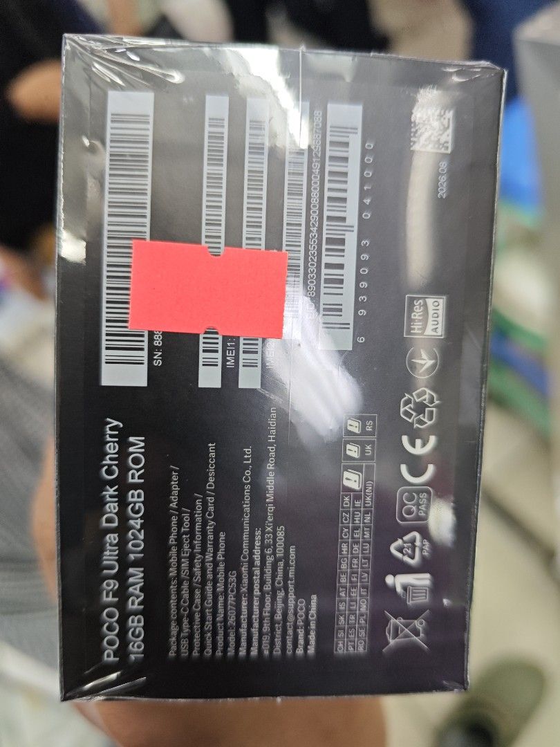 Poco F9 ultra (Category: Android Others) located in San Juan City. Submitted by tolskie (Listing ID 1465643398, Image 2). Description: for sale!!! brandnew poco F9 ultra 16/1T color: black global version 1 year Poco warranty original sealed.