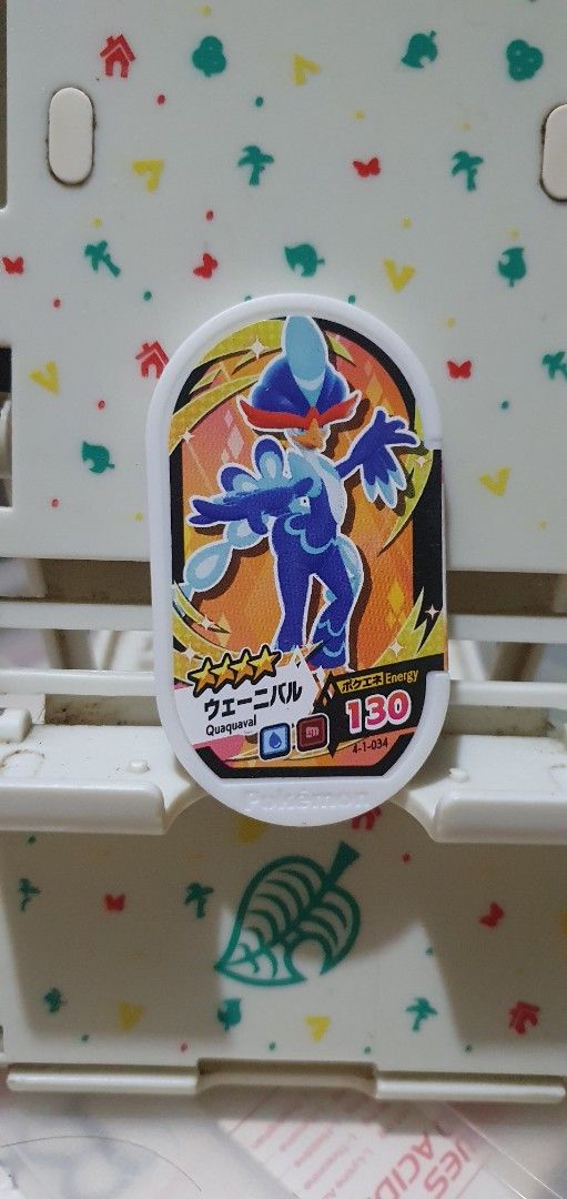 Pokemon Mezastar Tag Quaquaval (Category: Character Goods) located in Quezon City. Submitted by collectionneursonline88 (Listing ID 1465662231, Image 1). Description: for collection only .Japan version not usable in Philippines arcade machines 🔄 Meetups Balintawak Camachile 7/11 Quezon City 🛵 Shipping : - Lalamove ( except Provincial) - Flash Express - GogoExpress - LBC 📥 Payment : cash on meetups Gcash.