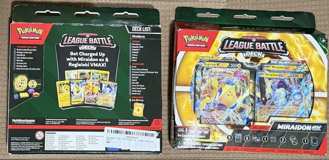 Pokemon Miraidon ex Battle Deck (Category: Card Boxes & Cases) located in Quezon City. Submitted by engr_mark (Listing ID 1465686793, Image 2). Description: Brand new and sealed 100% Authentic 2 stocks left .