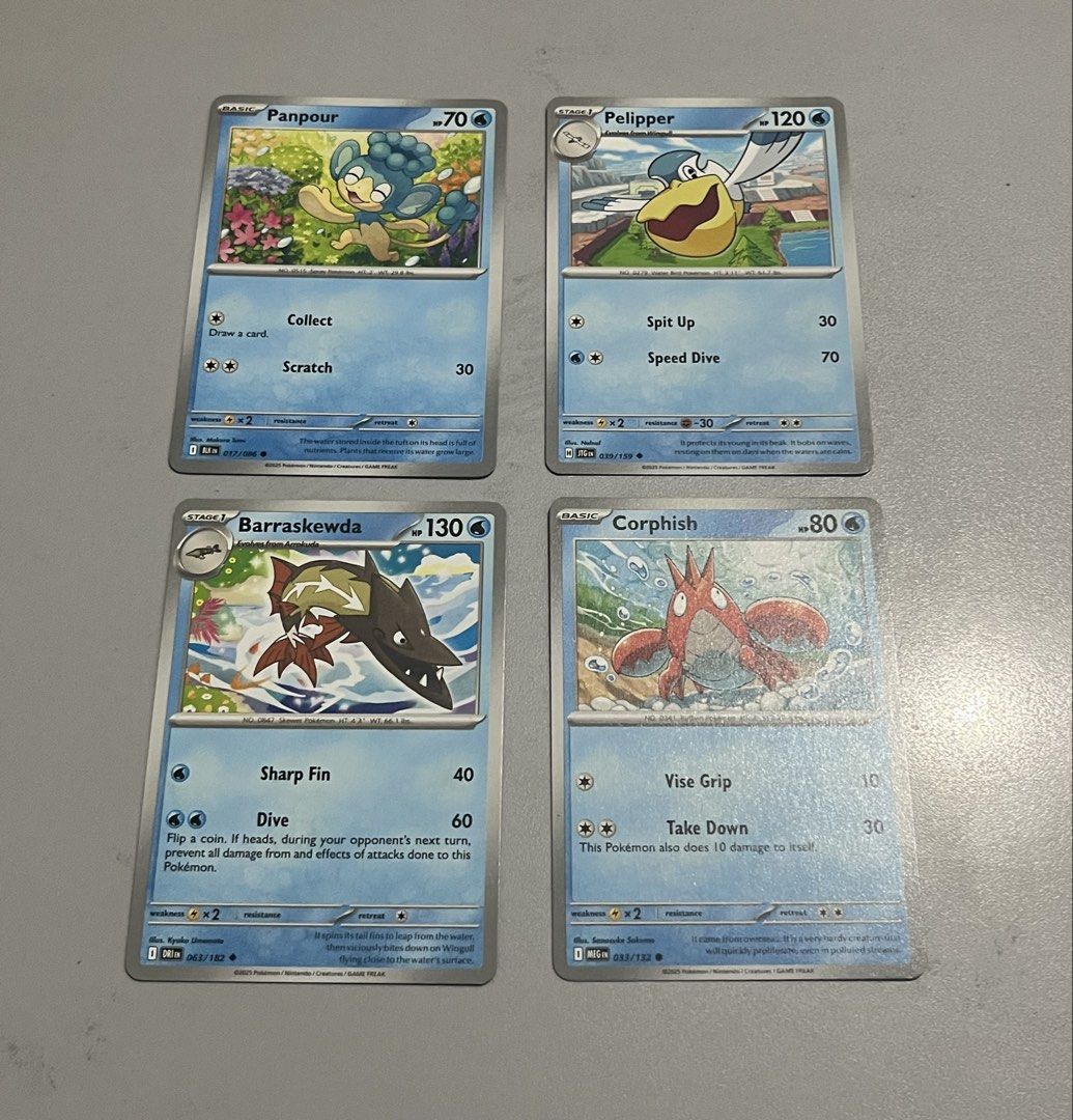Pokémon TCG Assorted “Set 2” (Blue) (Category: Raw Singles) located in Quezon City. Submitted by pwrproductions (Listing ID 1465583143, Image 1). Description: ₱20 each.