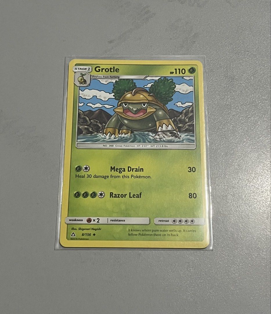 Pokémon TCG “Grotle 8/156” (2018) (Category: Raw Singles) located in Quezon City. Submitted by pwrproductions (Listing ID 1465582404, Image 1). Description: .