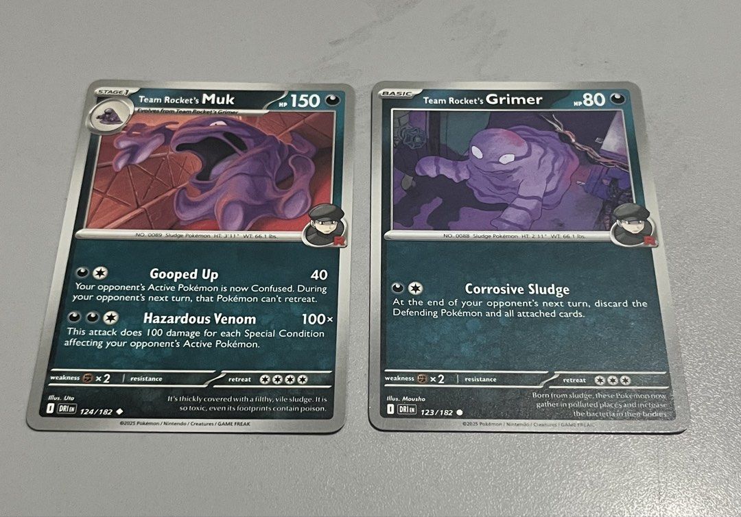 Pokémon TCG “Muk & Grimer Evolution Set” (Category: Raw Singles) located in Quezon City. Submitted by pwrproductions (Listing ID 1465590418, Image 1). Description: .