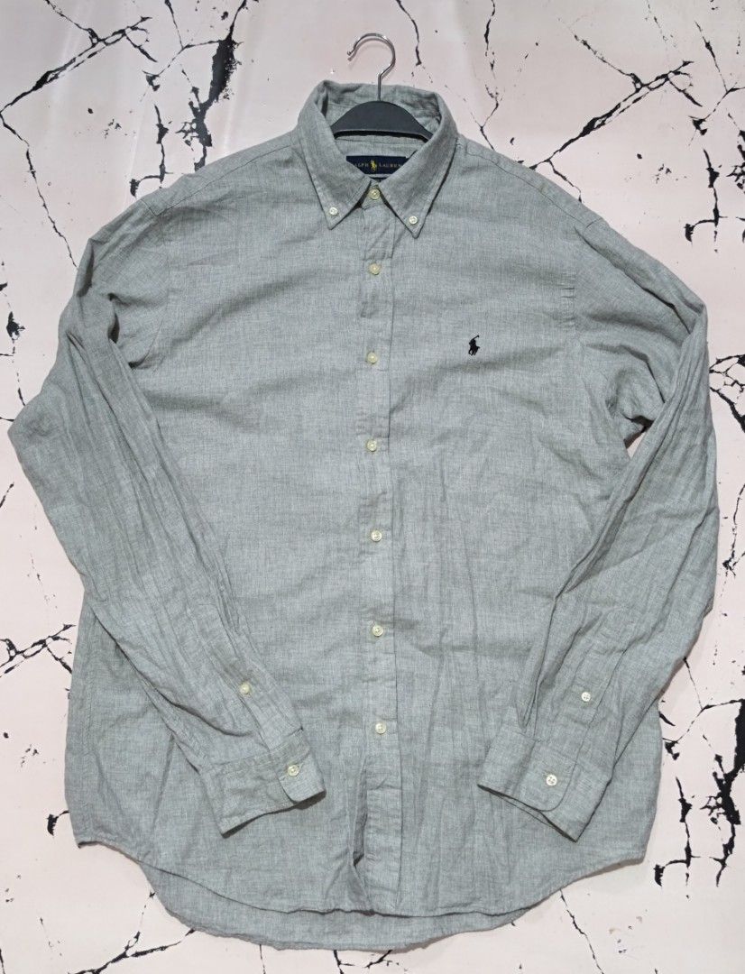 POLO RALPH LAUREN (Category: Formal Shirts) located in Cebu City. Submitted by papart1993 (Listing ID 1465667825, Image 2). Description: RALPH LAUREN LINEN EXCELLENT CONDI LARGE TAG 22 W 30 L 📩 1650.
