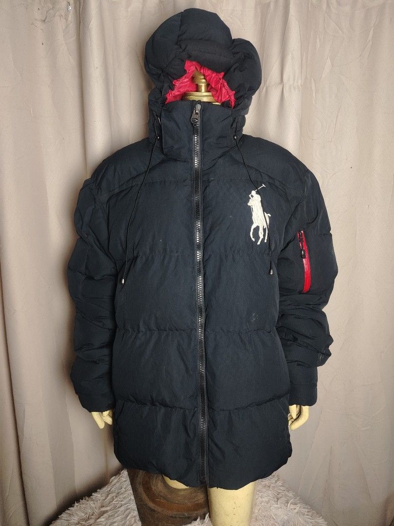 Polo Ralph Lauren Big Pony Duck Down Puffer Jacket (Category: Coats, Jackets and Outerwear) located in Roxas City. Submitted by hd_thriftshop (Listing ID 1465613197, Image 1). Description: Polo Ralph Lauren Big Pony Duck Down Puffer Jacket LARGE-XL.