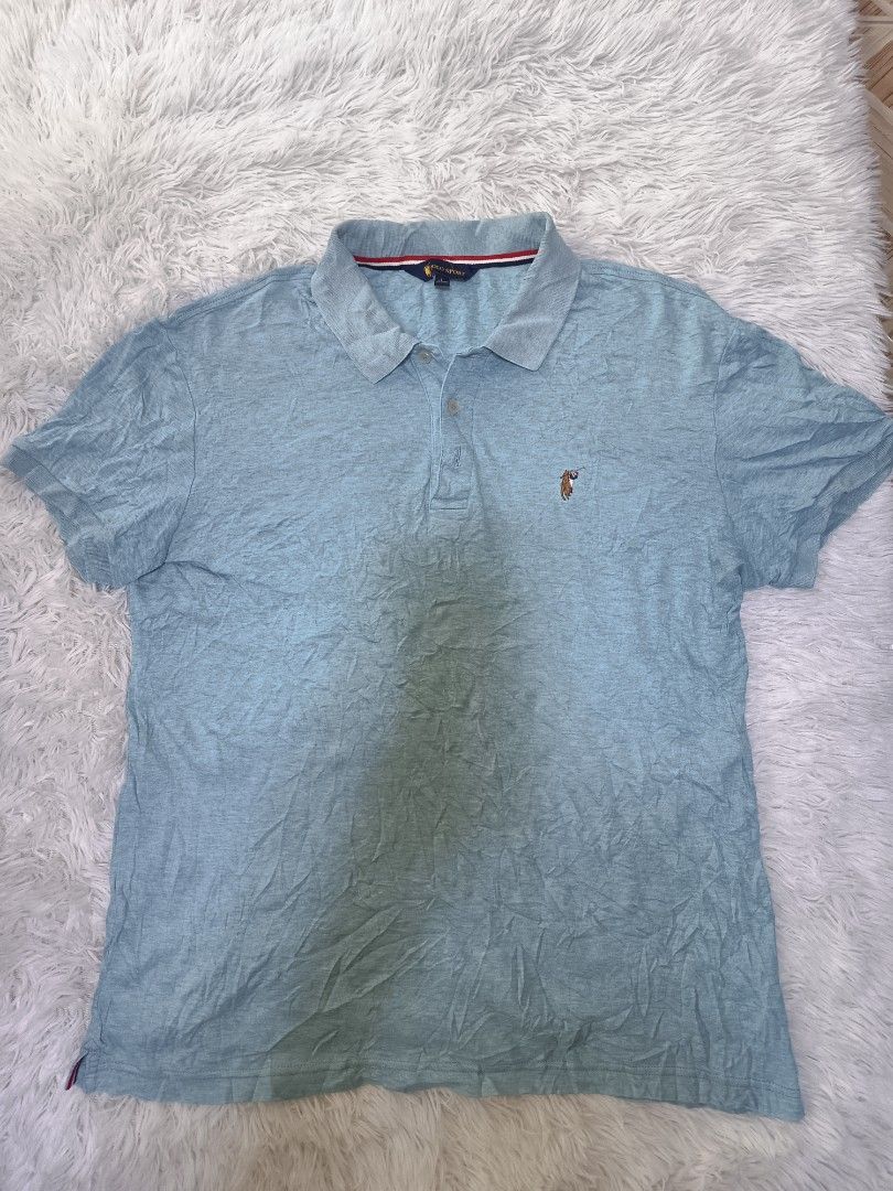 Polo Sport Shirt (Category: Tshirts & Polo Shirts ) located in Pasay City. Submitted by ODDXX (Listing ID 1465641754, Image 2). Description: Large on Tag Dimes 19 x 25 Issue Cut washed tag. Need wash! 365 free shipping thru j&t.