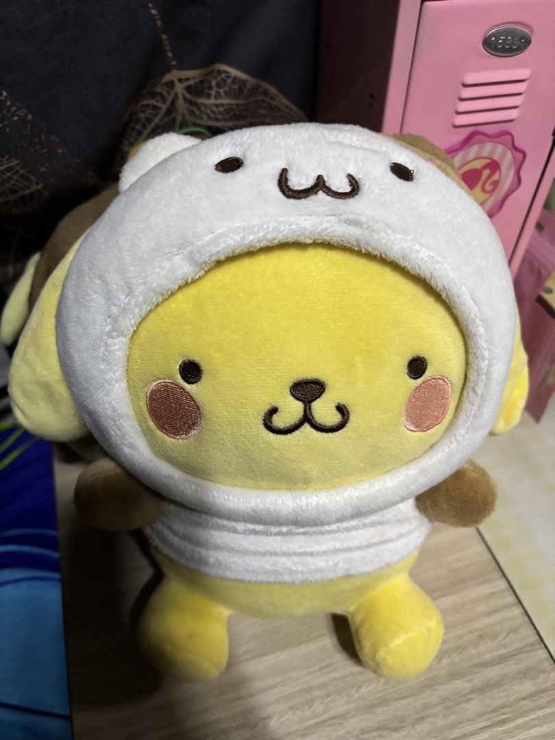 Pompompurin Muffin Costume (Category: Plushies & Soft Toys) located in Manila. Submitted by pmpmprn (Listing ID 1465654966, Image 2). Description: Authentic Sanrio Pompompurin Muffin Costume.
