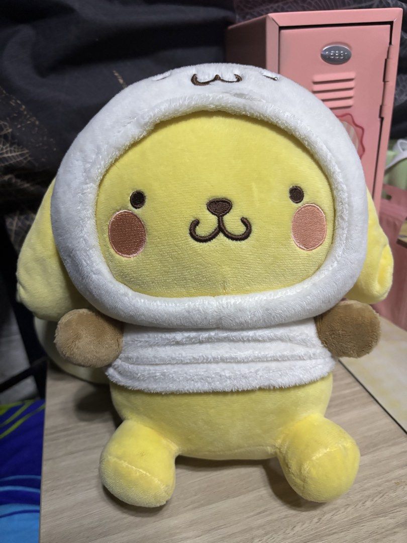 Pompompurin Muffin Costume (Category: Plushies & Soft Toys) located in Manila. Submitted by pmpmprn (Listing ID 1465654966, Image 1). Description: Authentic Sanrio Pompompurin Muffin Costume.