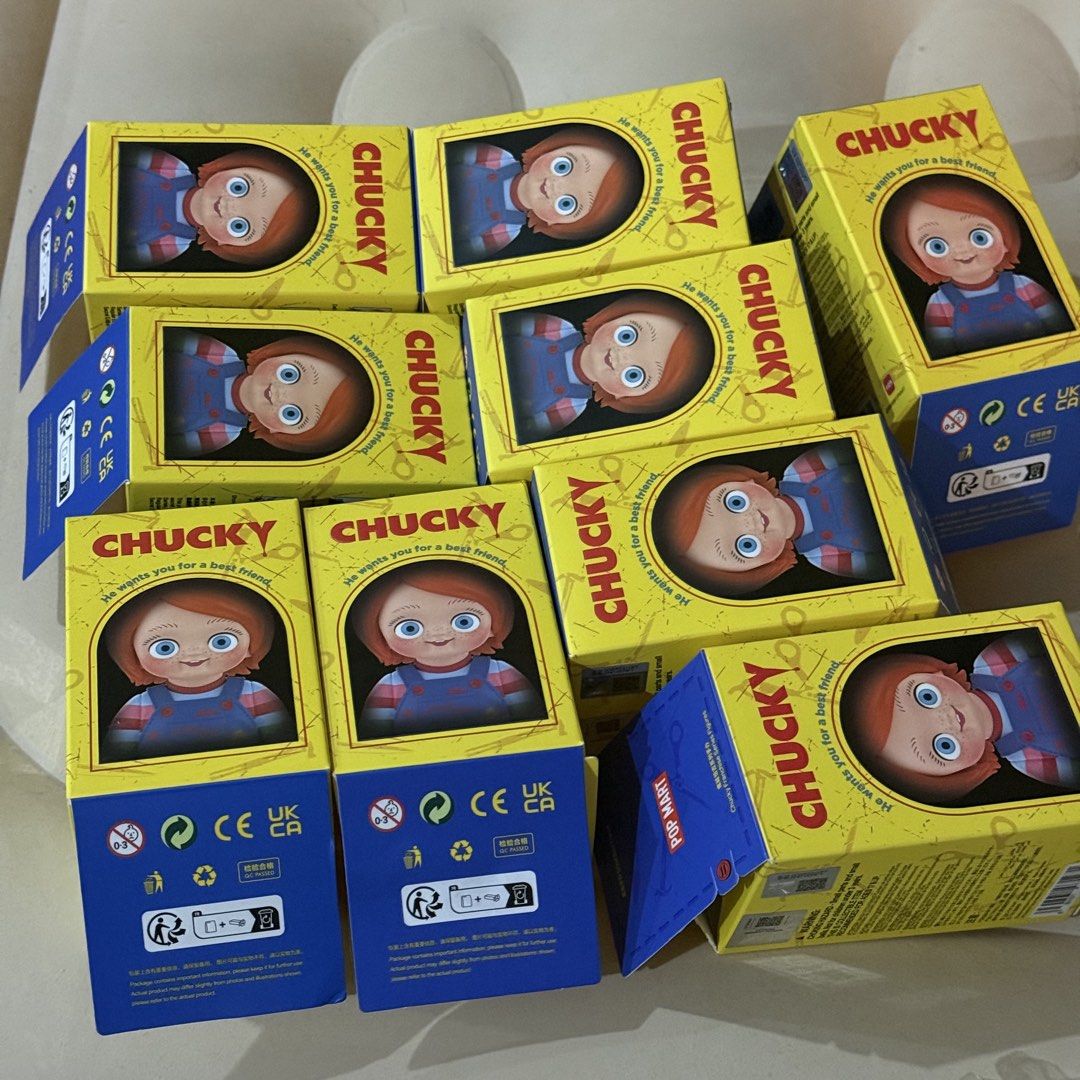 Pop Mart Chucky (Category: Designer & Blind Box Toys) located in Guiguinto. Submitted by kitto.katto (Listing ID 1465693215, Image 2). Description: Surprise Blind Box.