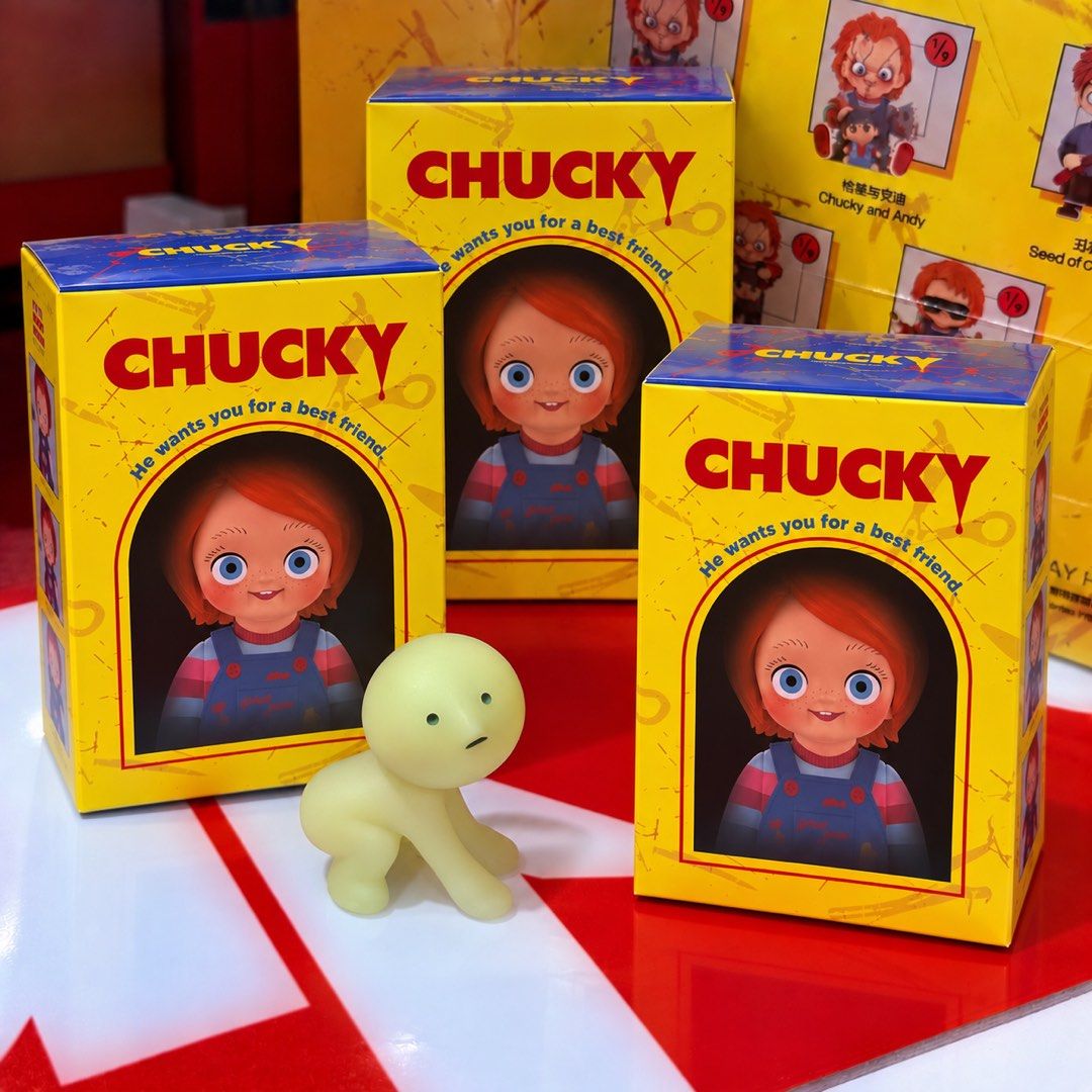 Pop Mart Chucky Bundle (Category: Designer & Blind Box Toys) located in Guiguinto. Submitted by kitto.katto (Listing ID 1465579177, Image 1). Description: 950X3.