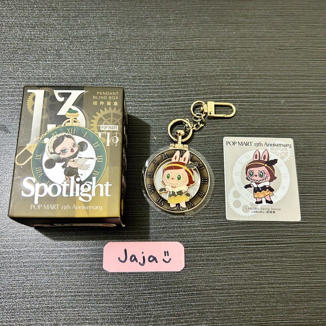 POP MART Labubu 13th Anniversary Spotlight Pendant (Category: Designer & Blind Box Toys) located in Paranaque City. Submitted by jajacart (Listing ID 1465698368, Image 2). Description: wts • lfb Pop Mart Spotlight 13th Anniversary - Labubu Pendant - unsealed but not used - pendant with mirror 📍Paranaque MOP: bdo, bpi, gcash MOD: j&t, lalamove Reply/PM if interested :) .