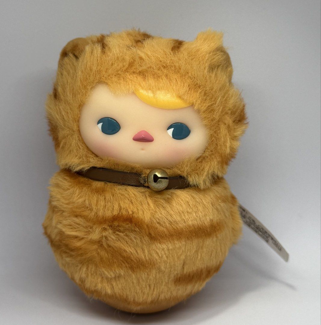 Popmart Pucky - Roly Poly Kitty (Category: Plushies & Soft Toys) located in Manila. Submitted by silverfalcon_dbc769 (Listing ID 1465730061, Image 3). Description: - 500 each item and 2.5k if take all - Complete set of 6 cute cat blind box plush figures - Includes orange tabby, pink kitty, black cat, white kitty, grey striped cat, and calico - Features fuzzy textured hoods, bell collars, and round weighted bodies - Soft materials with detailed pa