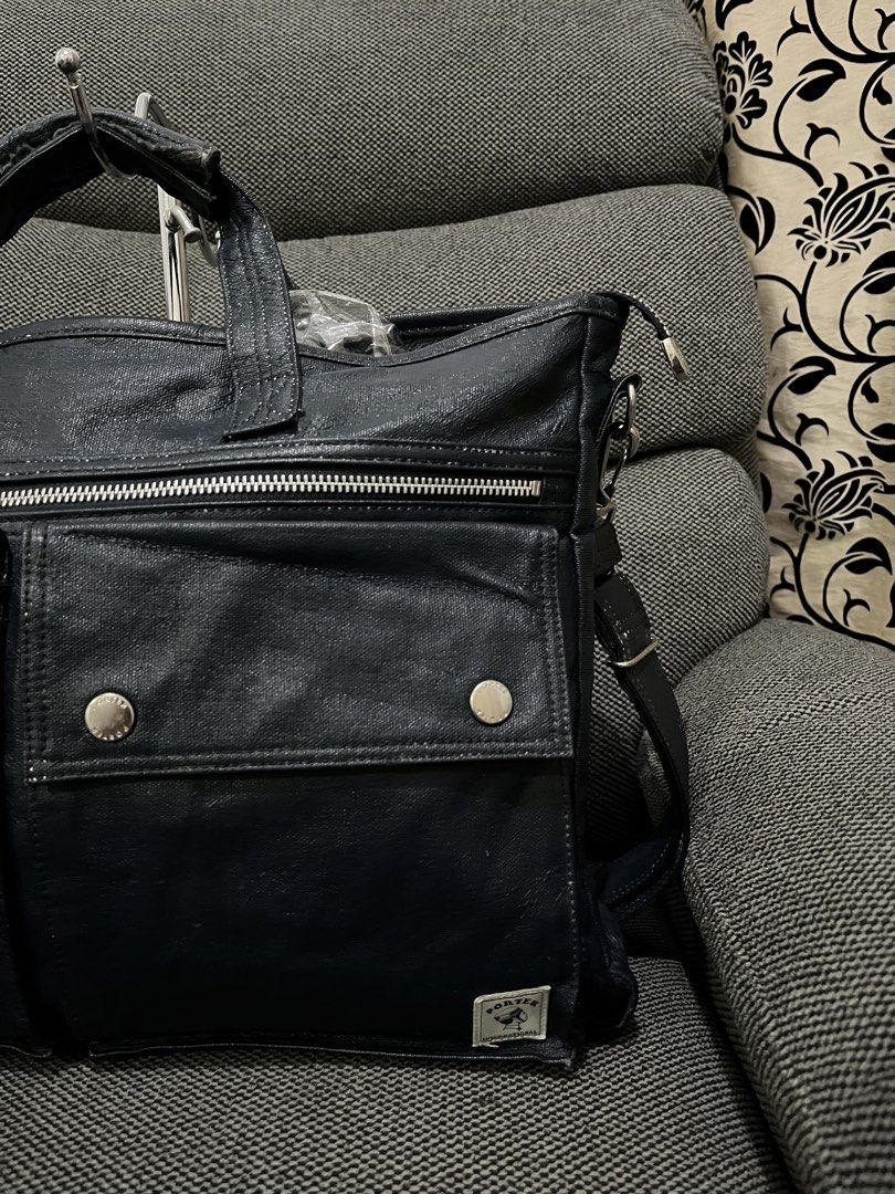 Porter International Leather 2 Way Bag (Category: Sling Bags) located in Baguio. Submitted by whatthestore (Listing ID 1465718522, Image 2). Description: .