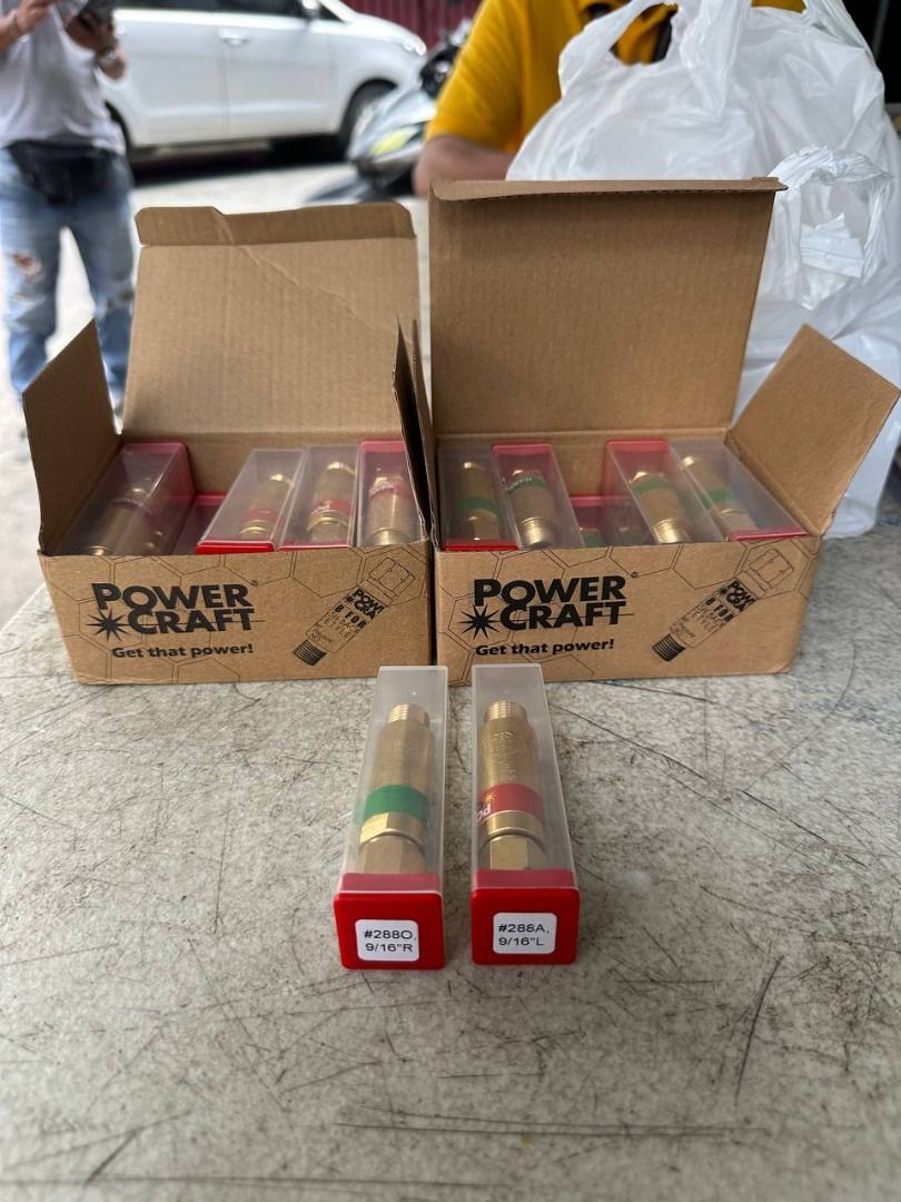 Powercraft Flashback Arrestor Specs: for Regulator (oxy-ace) (Category: Construction Tools & Equipment) located in Manila. Submitted by 09171479278_elsie. (Listing ID 1465603826, Image 1). Description: Powercraft Flashback Arrestor Specs: for Regulator (oxy-ace).
