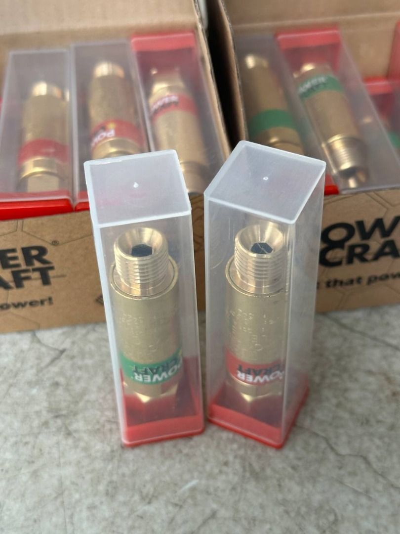 Powercraft Flashback Arrestor Specs: for Regulator (oxy-ace) (Category: Construction Tools & Equipment) located in Manila. Submitted by 09171479278_elsie. (Listing ID 1465603826, Image 2). Description: Powercraft Flashback Arrestor Specs: for Regulator (oxy-ace).