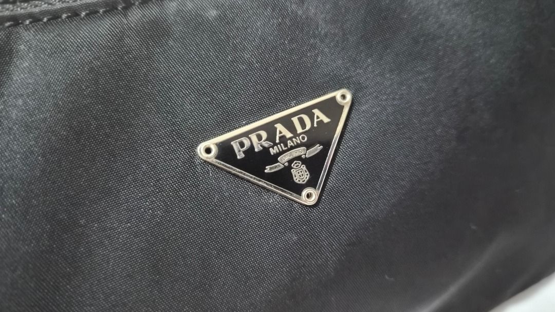 Prada Black Nylon Mini Re-Edition Shoulder Bag (Category: Luxury Bags & Wallets) located in Cavite. Submitted by yrdce (Listing ID 1465714476, Image 3). Description: Comes with Legitgrails certificate as proof of authenticity With original dustbag PM me for more detailed pics.