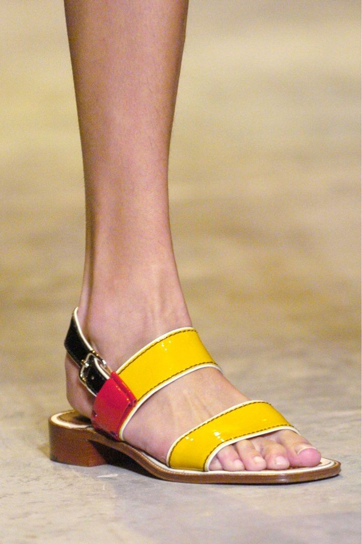 Prada Spring 2005 pilgrim sandals (Category: Sneakers & Footwear) located in Quezon City. Submitted by raccoonfur (Listing ID 1465616994, Image 1). Description: Chic pair of humble sandals for that cottagecore moment. From Spring 2005. Amazing piece to pair with any ensemble. Has some stains and minor scuffing. Amazing quality given that its a vintage piece. Size Eu39. .