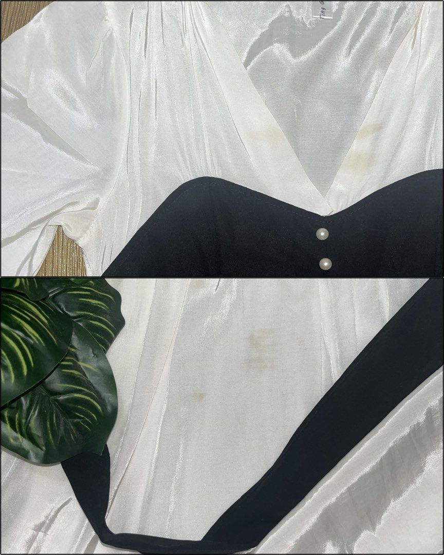 Preloved Korean Dress (Category: Dresses) located in Tarlac. Submitted by yuejunnie (Listing ID 1465679337, Image 2). Description: With washable stains Please manage expectations Fit to S to M.
