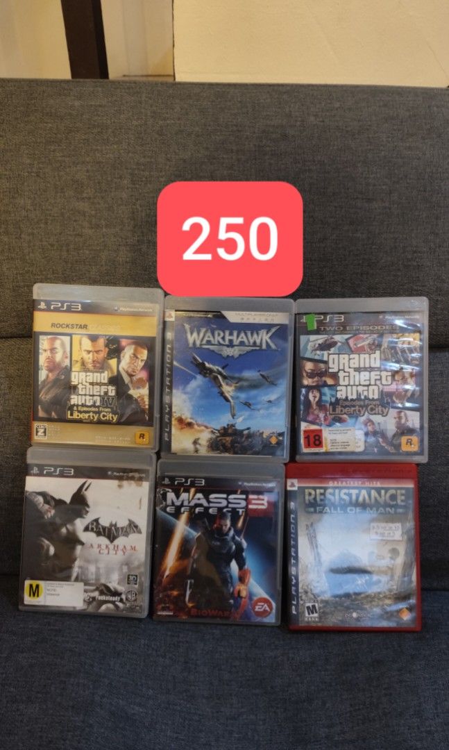 PS3 GAMES (Category: PlayStation) located in Consolacion. Submitted by firedogco900 (Listing ID 1464740986, Image 2). Description: Games priced at 300 each Tekken 6 Battlefield 3 Limited Edition Tekken Tag Tournament 2 Call of Duty MW3 Battlefield 3 Premium Edition inFAMOUS WWE 13 Grand Theft Auto: Episodes from Liberty City Demon's Souls Fight Night Champion Metal Gear Solid V: Ground Zeroes God of War Collection Call of Duty: Black Ops Uncharte