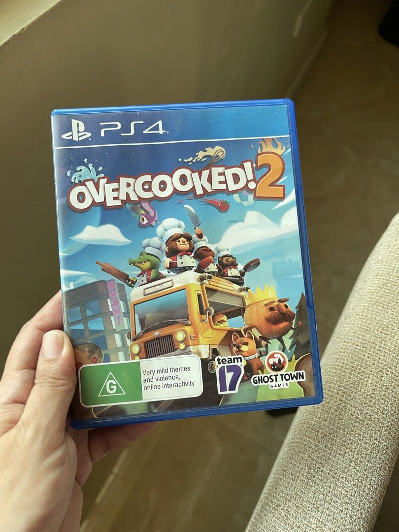 PS4 game Overcooked 2 (Category: PlayStation) located in Batangas. Submitted by janineee29 (Listing ID 1465758700, Image 1). Description: selling low, bought from data blitz.