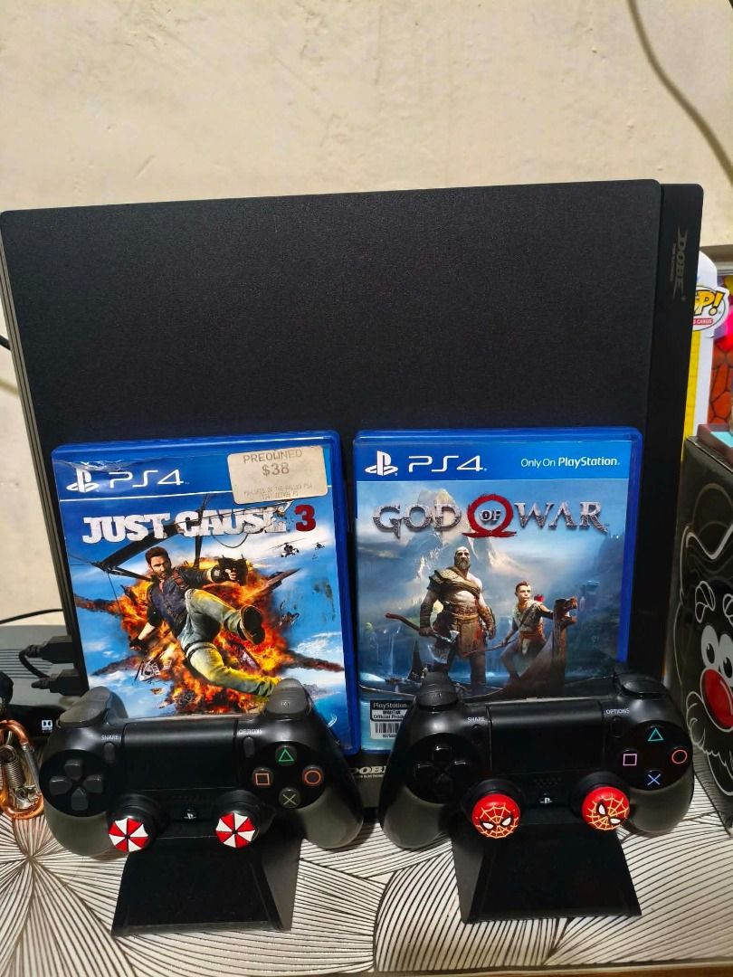PS4 Pro 1TB (Category: PlayStation) located in Caloocan City. Submitted by zenfire.f398ed (Listing ID 1465598309, Image 2). Description: For sale PS4 Pro 1TB ✅ W/ Orig Box ✅ 2 Orig DS4 Controller ✅ 2 PS4 Games ✅ DOBE Multifunctional Cooling Stand 3 Built-in Cooling Fans Dual Controller ✅ DOBE Temperature Cooling 5 Fan ✅ No Issue Loc: Sampaloc Manila RFS: Nakatambak, bihira gamitin busy sa work at nagaalaga ng baby .