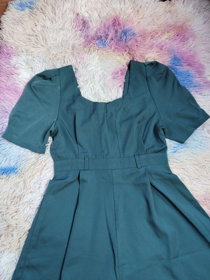 Puff sleeves romper (Category: Rompers) located in Siquijor. Submitted by thesummit26 (Listing ID 1465622801, Image 3). Description: Decluttering my closet to make space for new pieces! This outfit deserves someone who will give it more time out on the town..