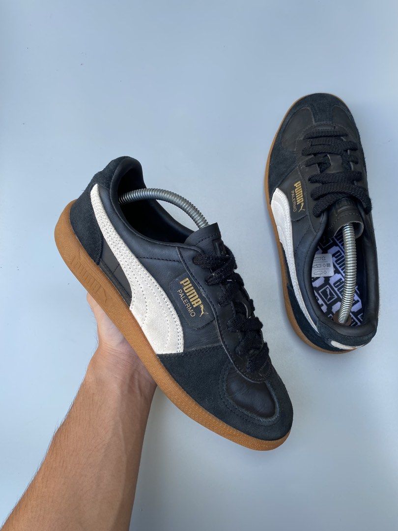 Puma Palermo (Category: Sneakers) located in Iligan City. Submitted by jackofall.sole (Listing ID 1465624215, Image 1). Description: Puma Palermo US 8W | EUR 38.5 | 24CM -Excellent condition, minimal sign of usage ₱1299 + sf.