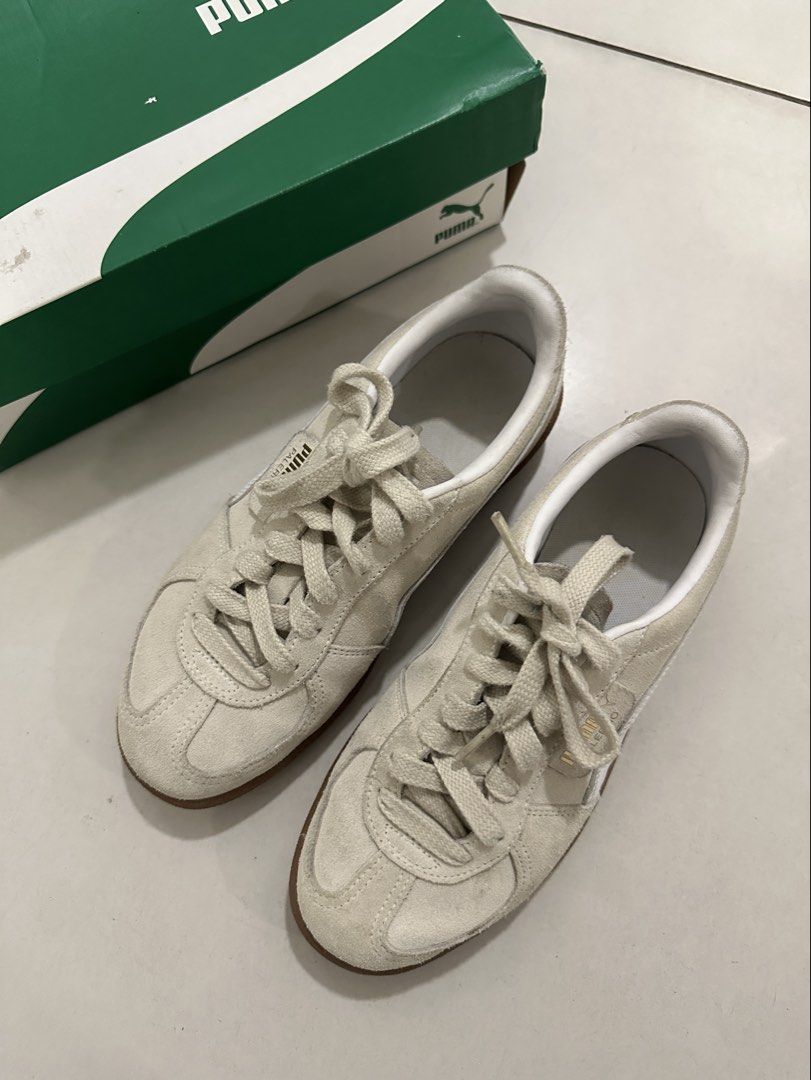 Puma Palermo Alpine Snow (Category: Sneakers) located in Cebu City. Submitted by lalalilly (Listing ID 1465652448, Image 2). Description: Price negotiable for sure buyer Size: US 8.5 (women)/US 7 (men)/UK 6/EUR 39 Length: 25 cm/ 9.8 inches Comes with original box.