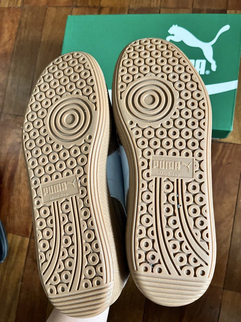 Puma Palermo Brown Suede (US 10) (Category: Casual Shoes) located in Muntinlupa City. Submitted by alabang__thrift (Listing ID 1465589186, Image 3). Description: Used thrice No issues With box Srp 6k .