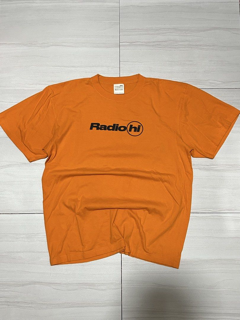Radio Hi Mamushi Tee (Category: Tshirts & Polo Shirts ) located in Manila. Submitted by blessed.drei (Listing ID 1465714082, Image 1). Description: As New Condition Width 23 Length 29 No Issues ₱500 + Shipping 📍 Deca Homes, Manila.