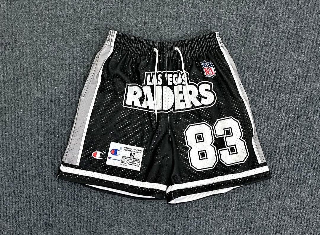 RAIDERS MESH SHORTS (Category: Shorts) located in Tanay. Submitted by tykezz (Listing ID 1465584582, Image 2). Description: FOR SALE: LAS VEGAS RAIDERS MESH SHORTS 📩 WHOLESALE OR RETAIL 26-36 po sizes 17 inches length TANAY RIZAL #TYKEZZ #THRIFTMO #lasvegasraiders #RaiderNation #meshshorts #followerseveryone #highlightseveryone.