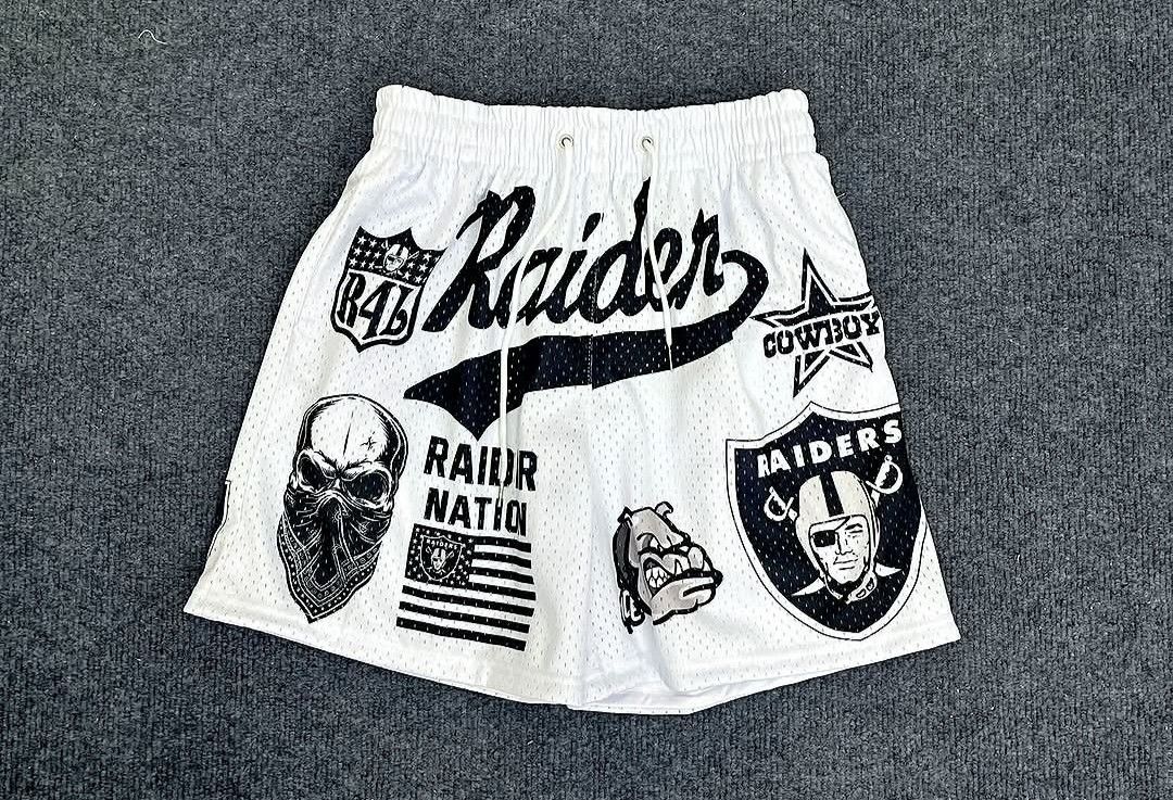 RAIDERS MESH SHORTS (Category: Shorts) located in Tanay. Submitted by tykezz (Listing ID 1465584582, Image 3). Description: FOR SALE: LAS VEGAS RAIDERS MESH SHORTS 📩 WHOLESALE OR RETAIL 26-36 po sizes 17 inches length TANAY RIZAL #TYKEZZ #THRIFTMO #lasvegasraiders #RaiderNation #meshshorts #followerseveryone #highlightseveryone.