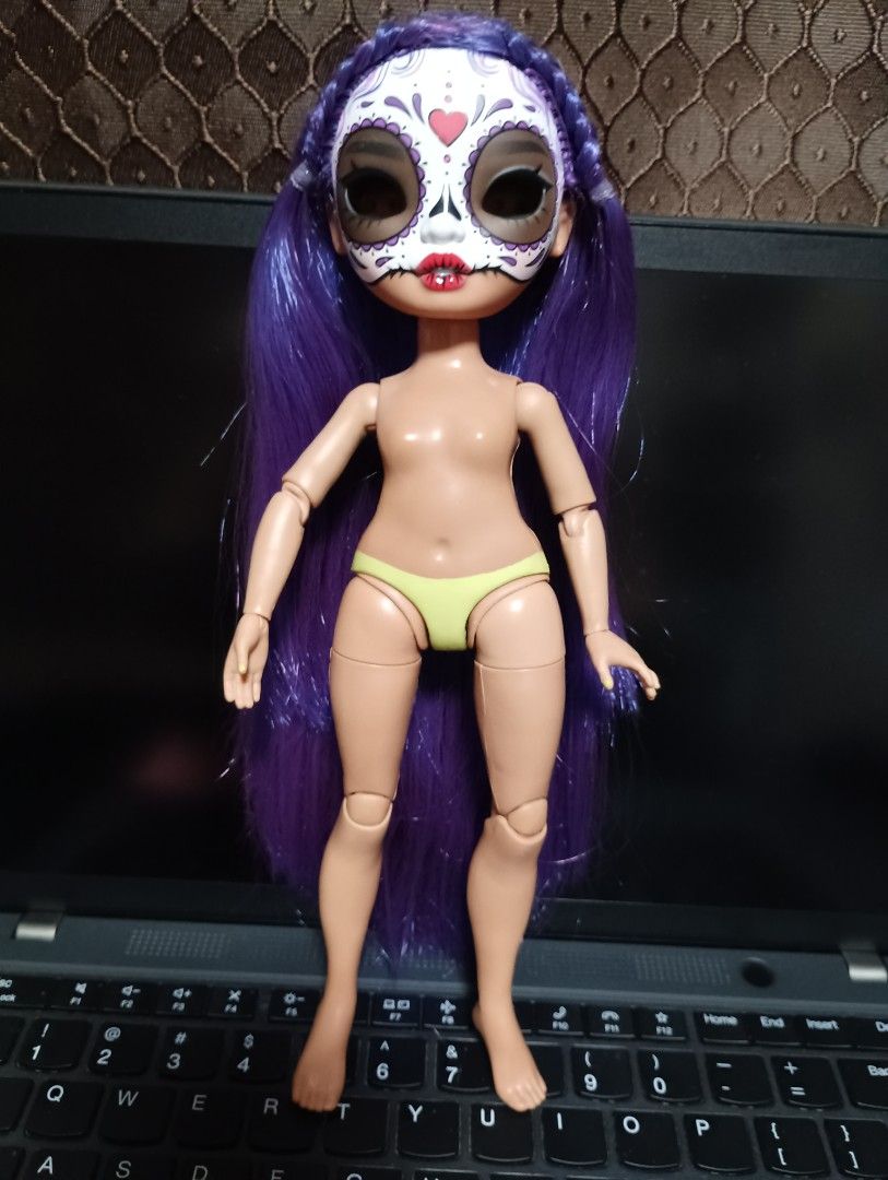 Rainbow High Maria Garcia Nvde doll (Category: Kids Toys) located in Rizal. Submitted by purplepower7 (Listing ID 1465701160, Image 1). Description: no eye balls rebodied to Karma Nichols body full make up and soft smooth hair payment via G-Cash shipping via GGX.