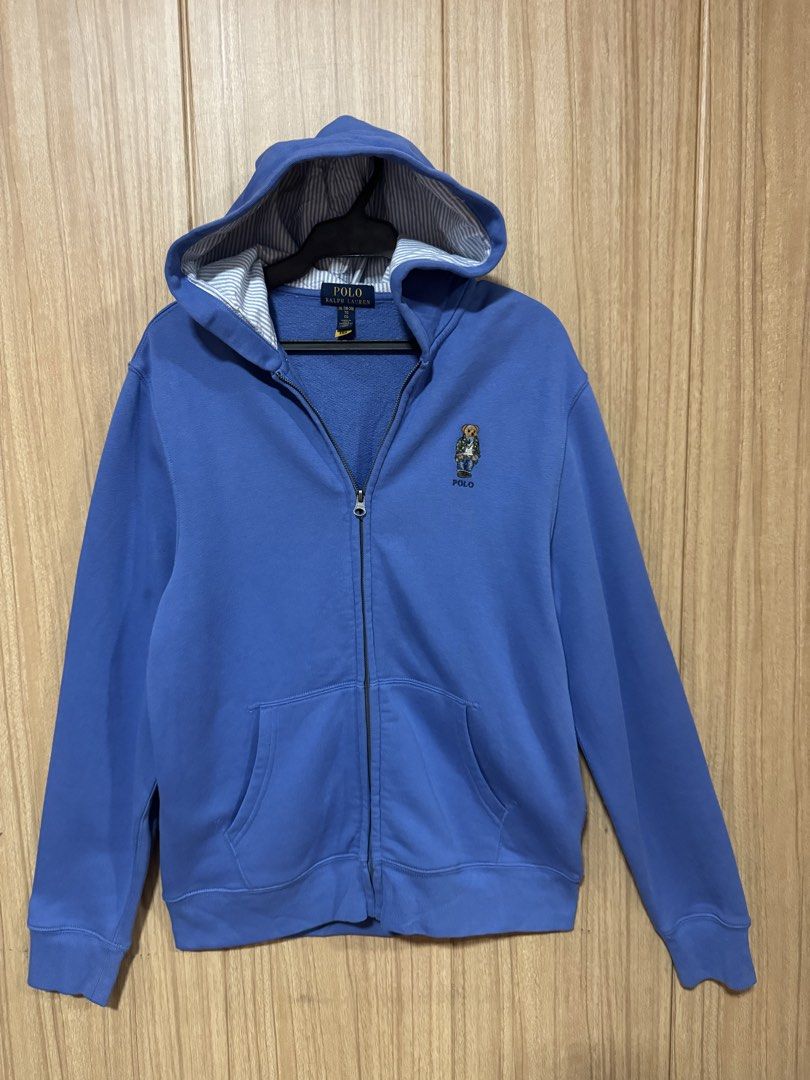 RALPH LAUREN (Category: Coats, Jackets and Outerwear) located in Cavite. Submitted by jabowakeeezzzz (Listing ID 1465673967, Image 2). Description: For sale RALPH LAUREN BEAR HOODIE SIZE 18to 20 bestfit men medium MEDIUM DIMENSION 21 width 26 lenght.